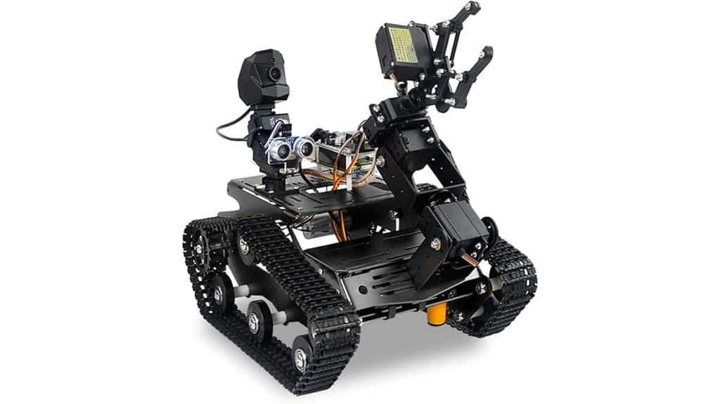 high tech raspberry pi robot