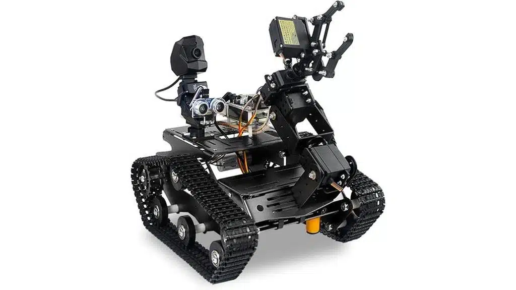 high tech raspberry pi robot