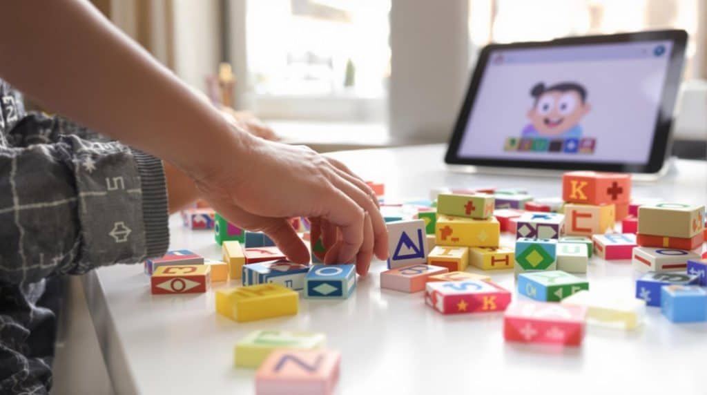 visual interactive block coding process